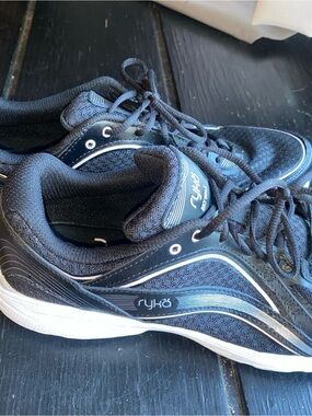 Ryka Black and White Men’s Athletic Sneakers